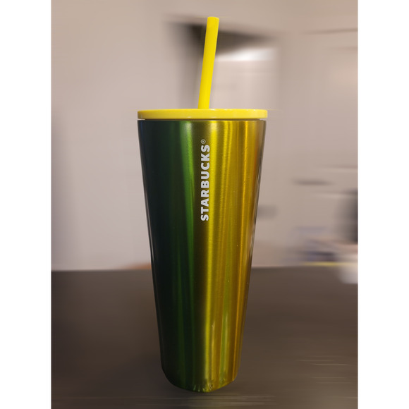 Starbucks Green Ombre Gradient Stainless Steel Tumbler - Picture 2 of 8